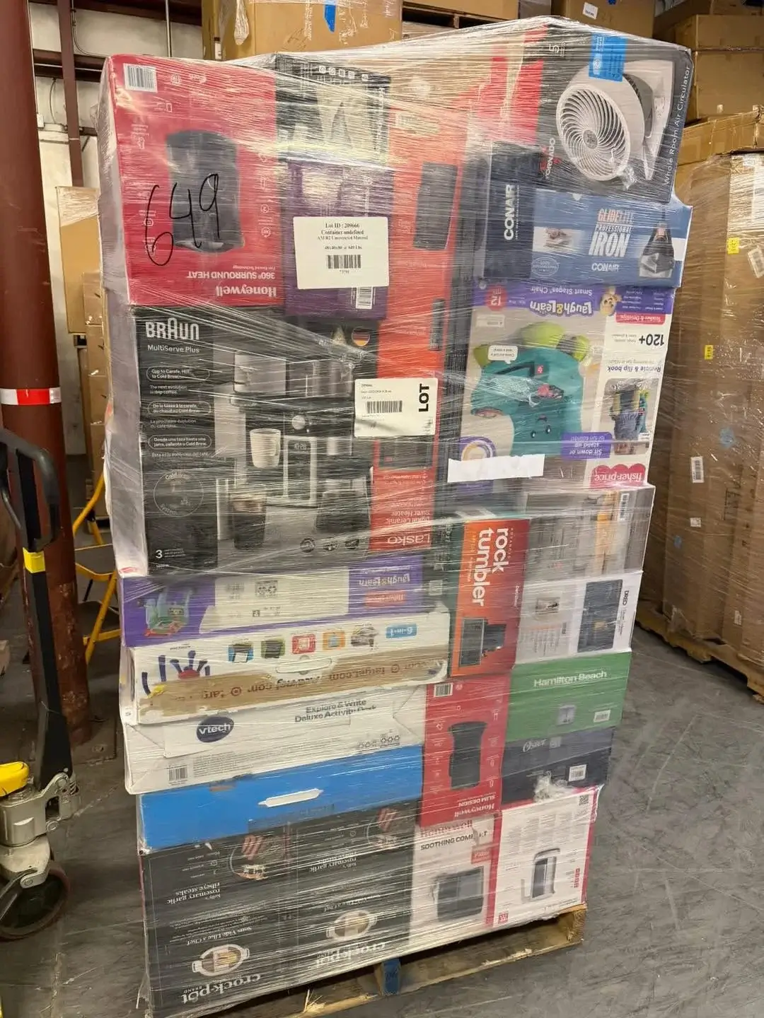 Amazon Electronic Return Pallets