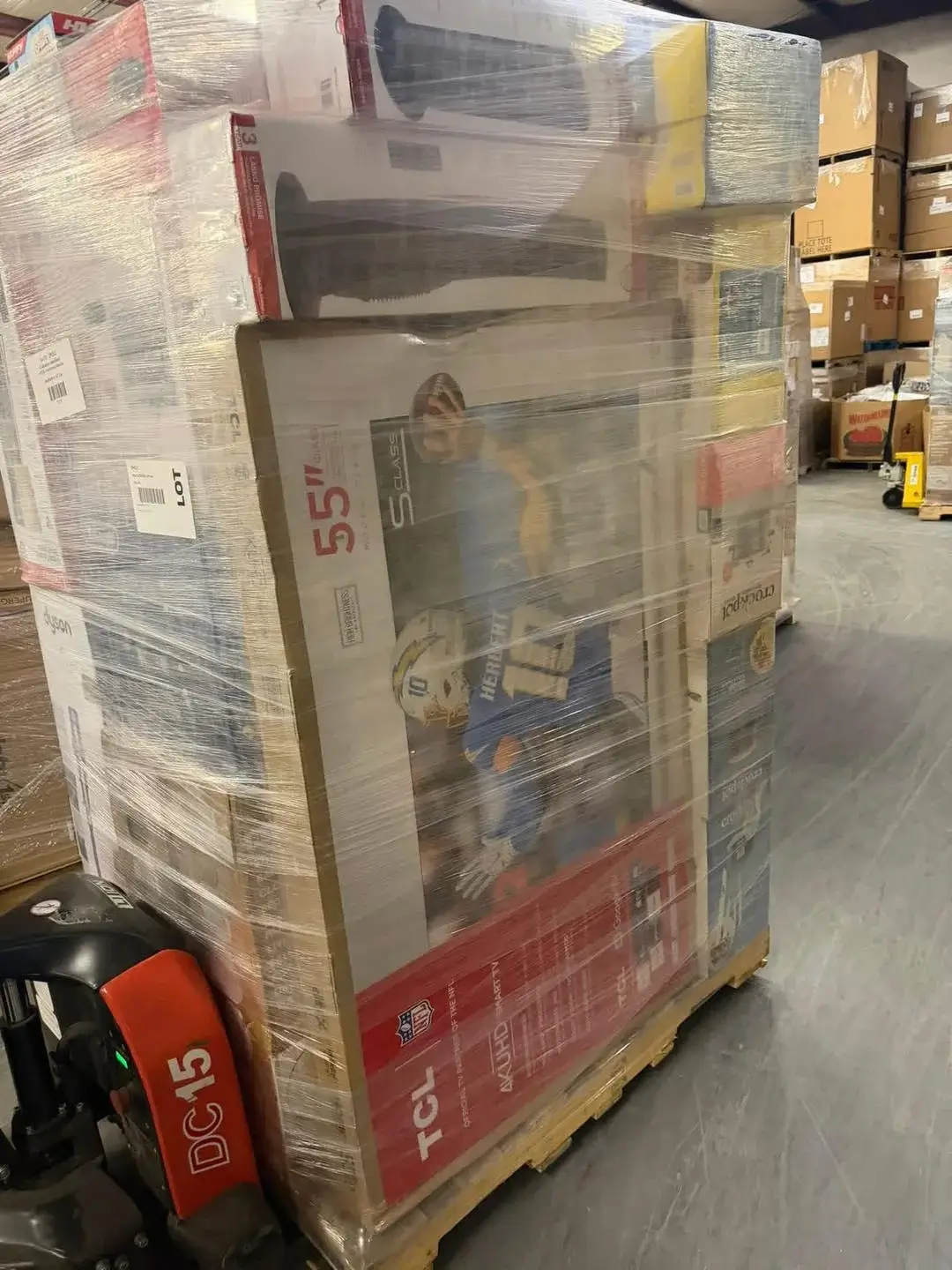 Amazon Electronic Return Pallets